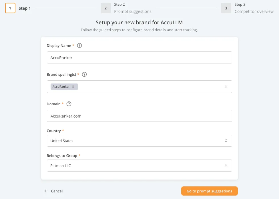 Step 1 - AccuLLM