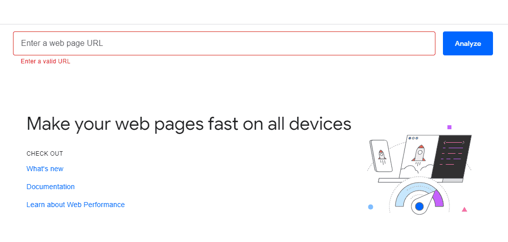 Pagespeed tool by Google