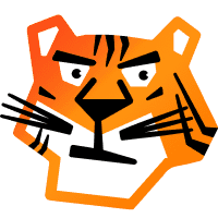 cautious tiger image