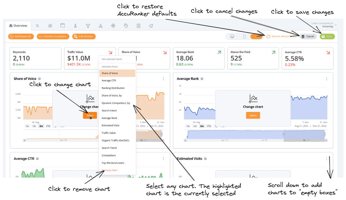 Customizing Your Overview Options