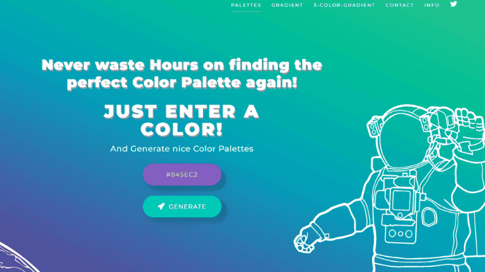 Color Space - a Platform to Help You Choose Colors