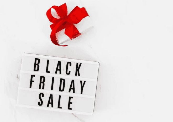 Share Bonuses and Discounts - black friday sale