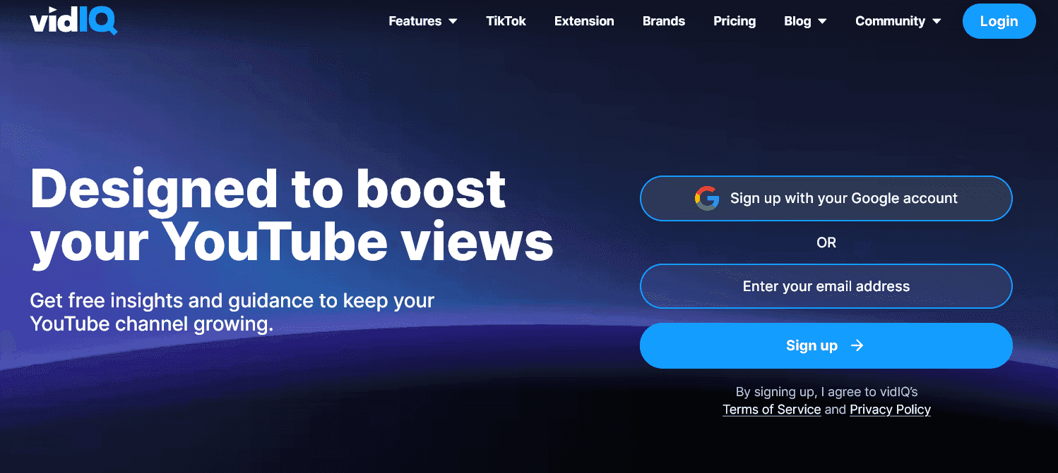 VidIQ - make your YouTube channel successful