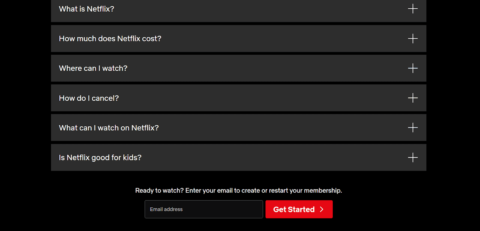 Netflix CTA