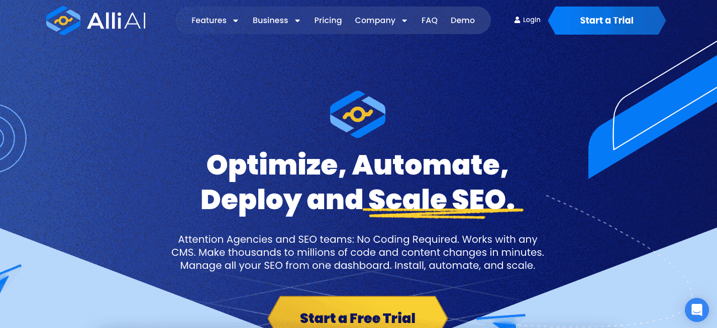 AlliAI - SEO automation and deployment tool